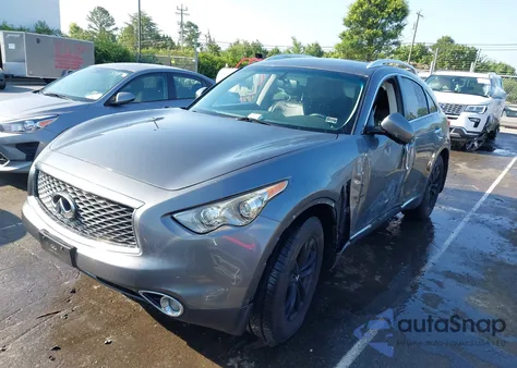 2017 Infiniti Qx70 z USA, uszkodzony, nr VIN JN1BJ0RRXHM403885